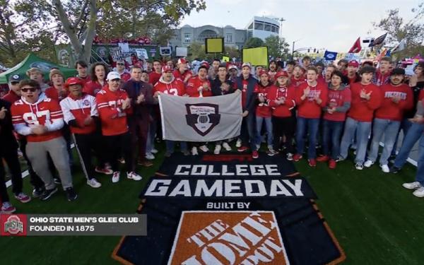 MGC members at tailgate on College Gameday